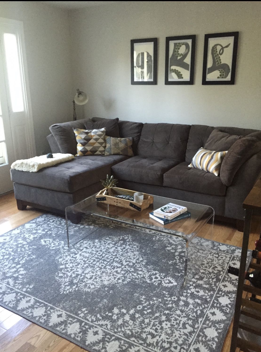 Sectional - Charcoal Gray