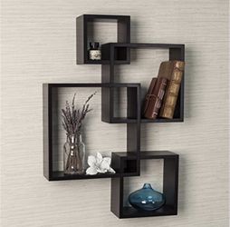 Decorative Wall Mount Floating Intersecting Cube 