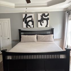 Bed Frame, Mattress And Box Springs
