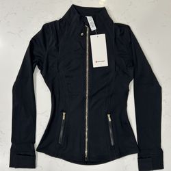 Two Lululemon Black Gold Define Nulu Jackets 