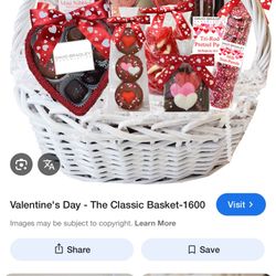 Candy Basket For Valentine 