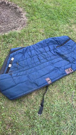 Schneider Tekno-quilt 82” horse blue black heavy blanket