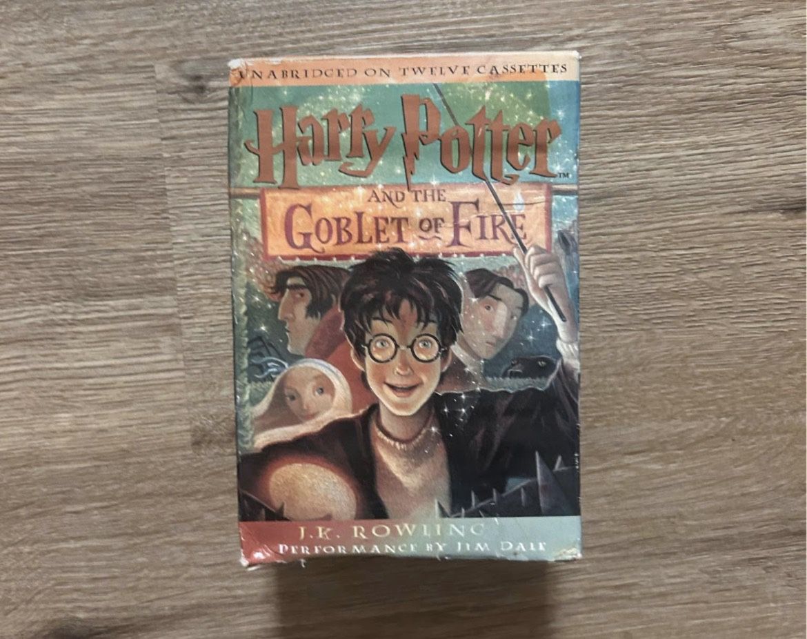 Harry Potter & The Goblet Of Fire - 12 Cassettes 20 Hours Unabridged JK Rowling