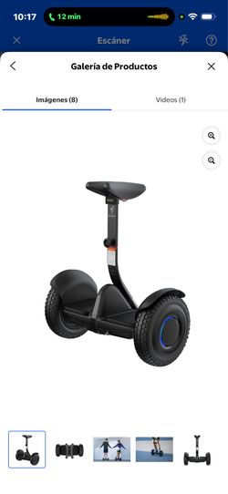 Segway S2 Self-Balancing Electric Scooter, 11.2 mph Top Speed, 21.7 Miles Maximum Range, Adjustable Height, Hoverboard UL-2 Certified