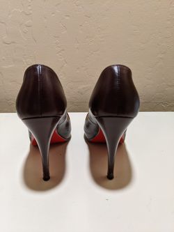 NEW! Christian Louboutin Red Bottom Peep Toe High Heels, Size 7 - With Red  Bags! for Sale in Glendale, AZ - OfferUp