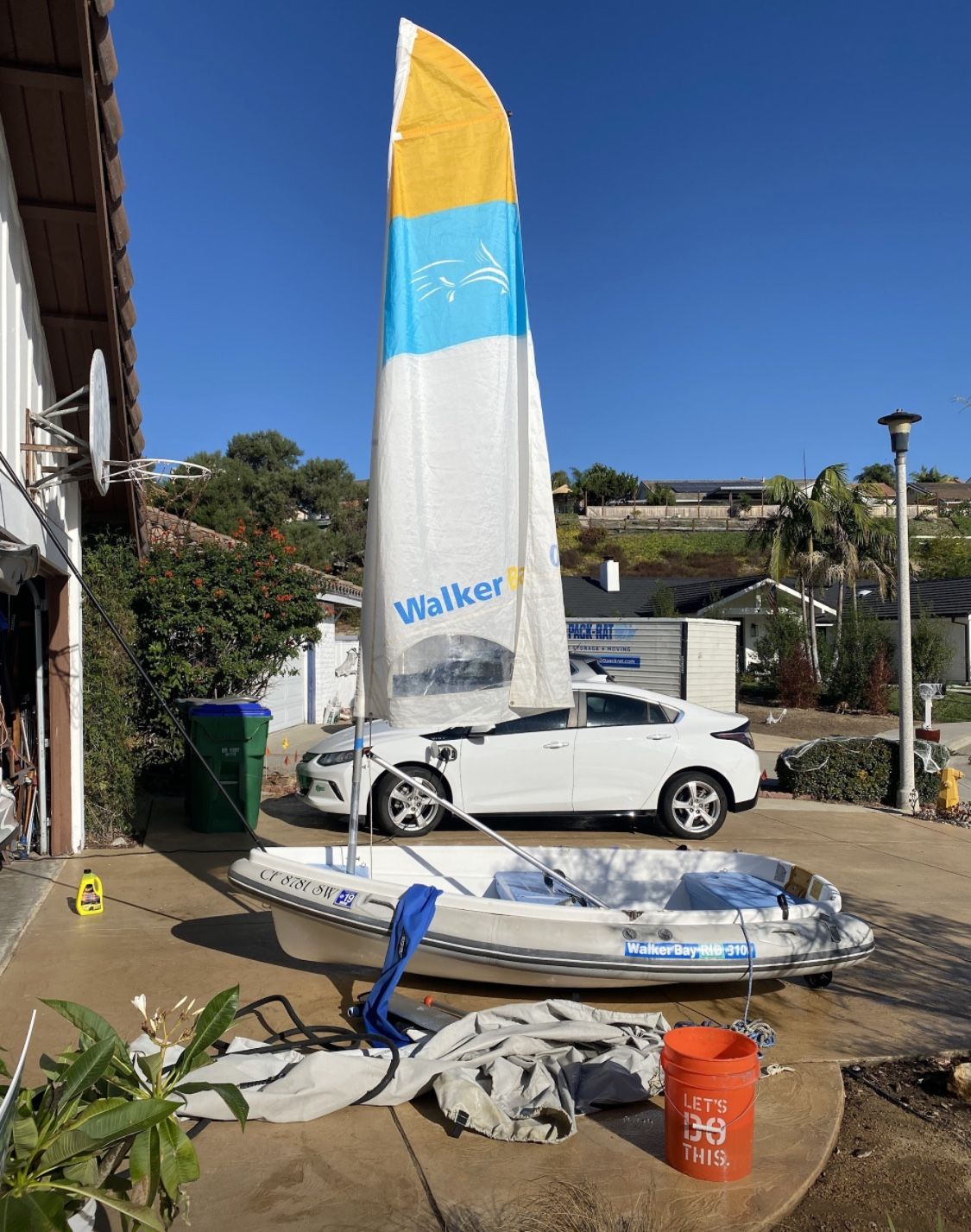 Walker Bay Rigid Inflatable 10’ Sailing Dinghy
