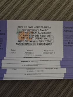 Oc fair tickets