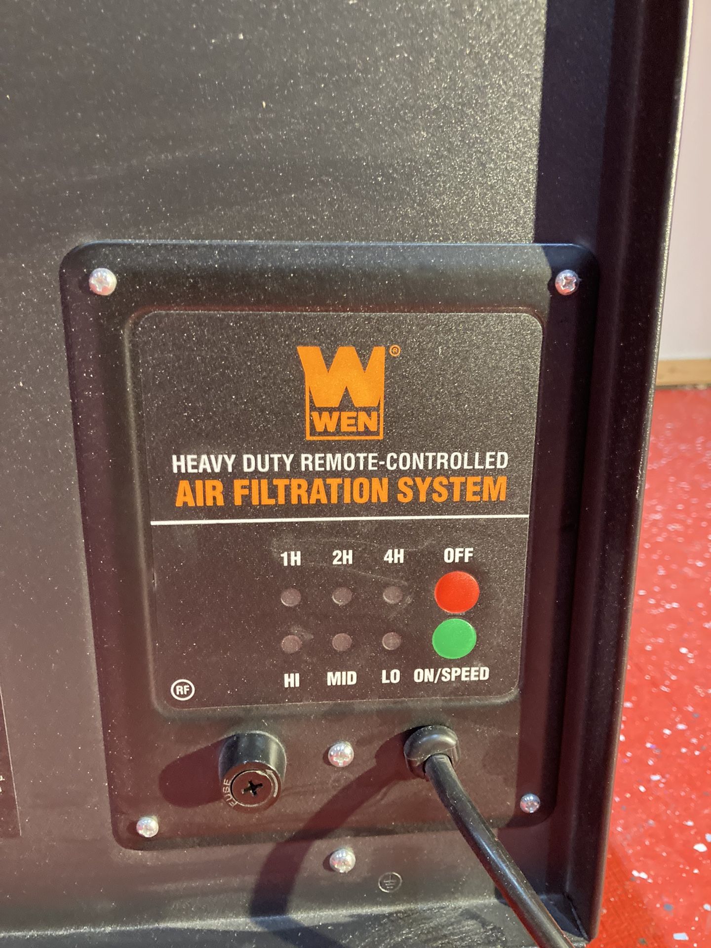 WEN 3417 3Speed RemoteControlled IndustrialStrength Air Filtration