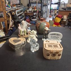 7 PC Bundle Of Figurines For Parts, Repair, Chipped & Cracked AS-IS FIRM PRICE-See Description For Items Included
