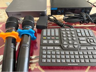 Studio Evolution EVOBOX+ Karaoke System – Complete Professional Bundle  For sale is a Studio Evolution EVOBOX+ professional karaoke system in excellen