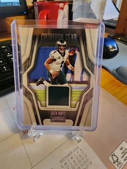 2022 JALEN HURTS GRIDIRON GEAR JERSEY CARD