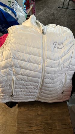 Gingell Sands White Puffer Jacket
