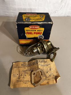 NOS Wizard R-7221 Vac Fuel Pump Late “40’s” Early “50’s” Ford 6 Cylinder