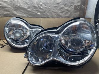 Oh199 Fit 00-07 Mercedes Benz  C230 C240 C280 C320 4 Door Model Headlight Pair 