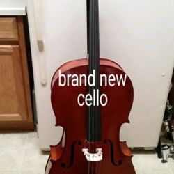 Brand New 3/4 Sized Maple Wood Cello 