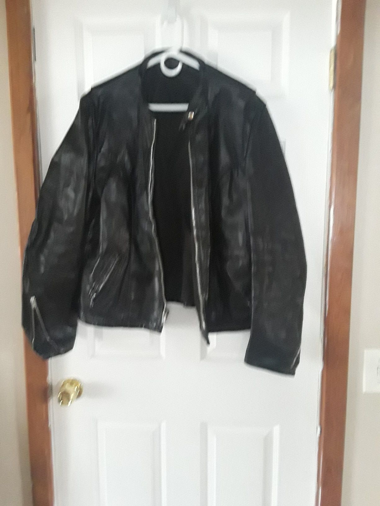 Med. Vintage Leather Motorcycle jacket