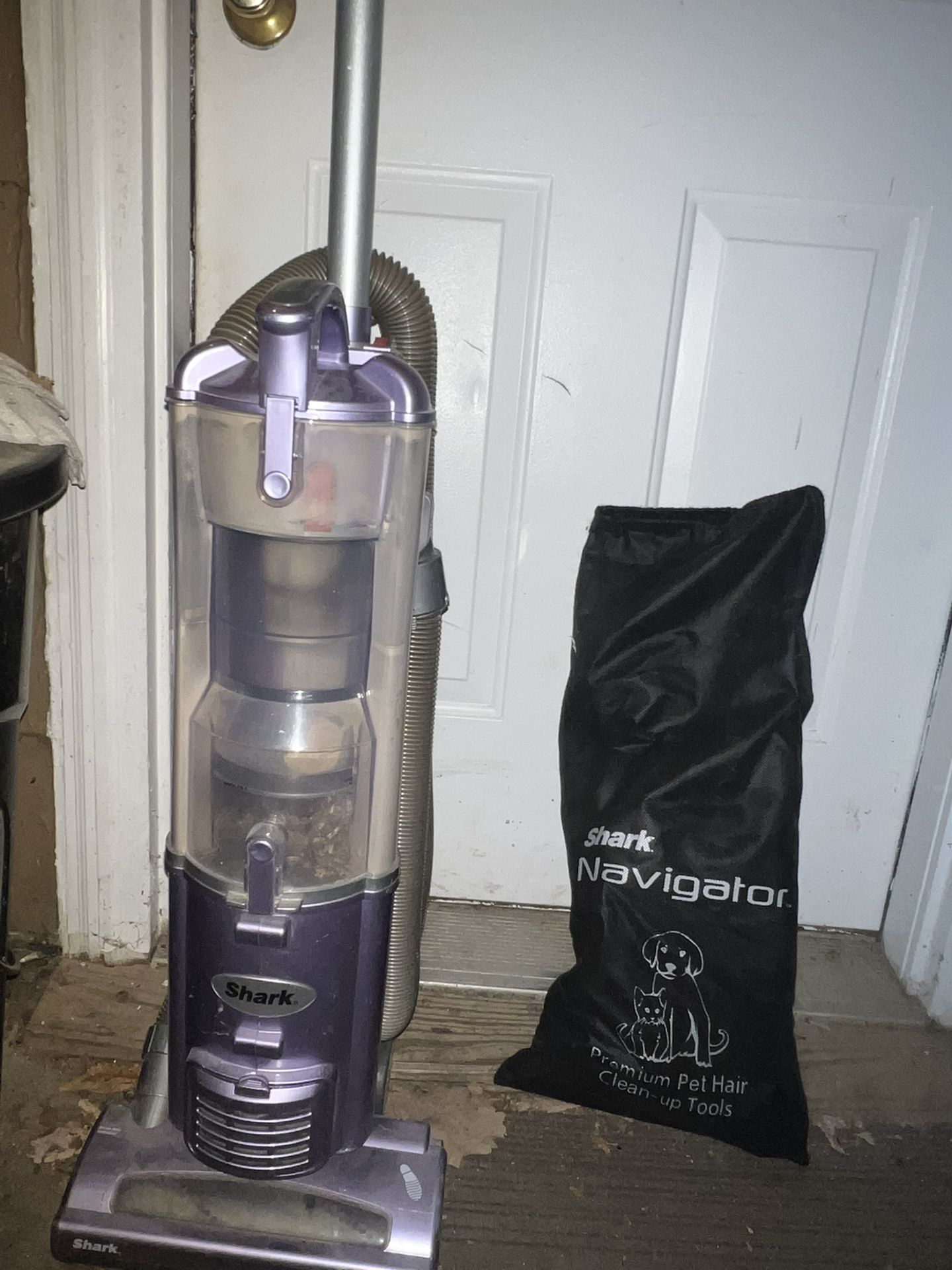 Shark Navigator With Whole Bag Of Pet Cleaning Tools As Well