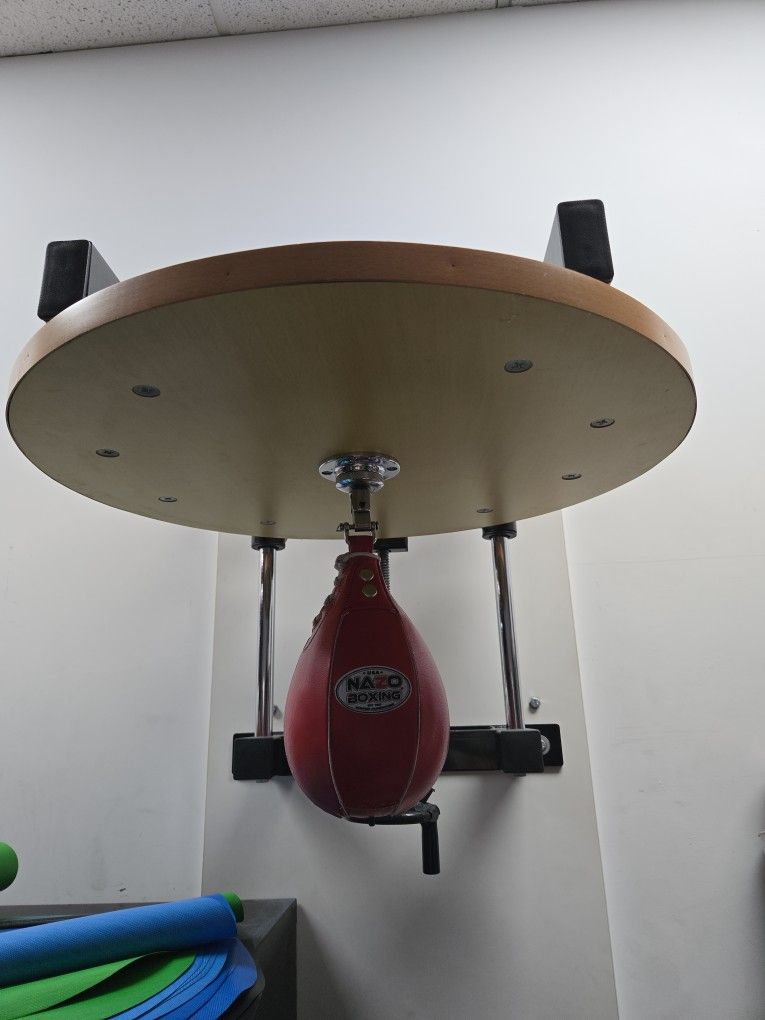Boxing Speed Bag With Platform Adjustable
