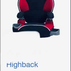 High back Booster Car Seat $39 Pickup Today 