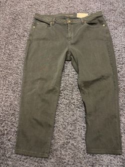 Michael Kors Olive Green Jeans with Tags