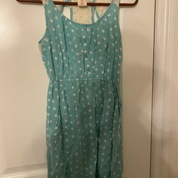 Woman’s Extra Small Size Dress Blue White Cute
