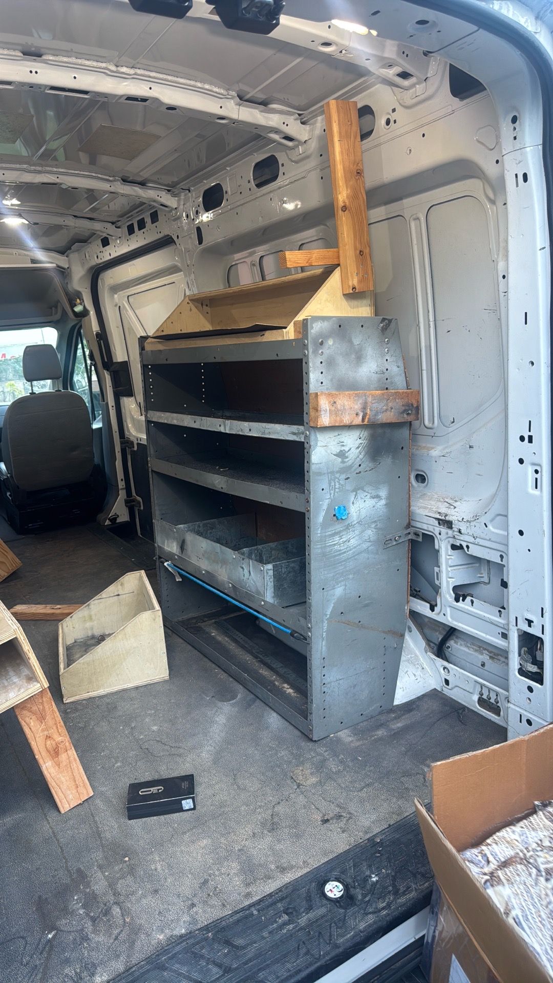 Cargo Van shelve storage accessories