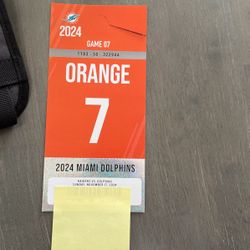 ORANGE PARKING PASS
