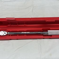 3/8”  Drive SAE Adjustable Click-Type Fixed Ratchet Torque Wrench 