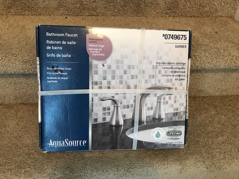 New Aquasource bathroom faucet - Garner style
