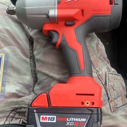 Milwaukee half-inch friction ring, brushless, high ￼ torque impact wrench