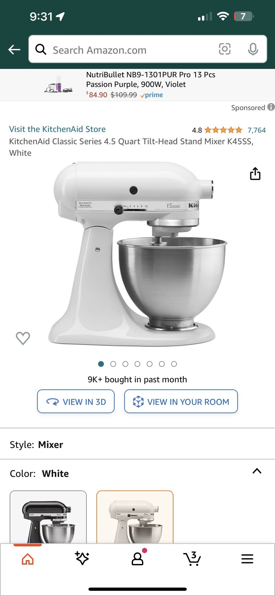 Kitchenaid Stand Mixer