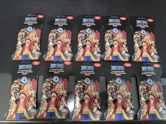 (10) One Piece Series 2 Holographic 5 Sticker Packs Luffy 2026