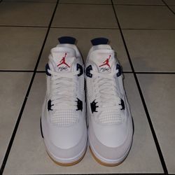 Air Jordan 4 Men's Size 9 Navy Retro SB DR5415-100
