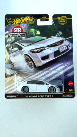 Hot Wheels Premium ‘07 Honda Civic Type R White