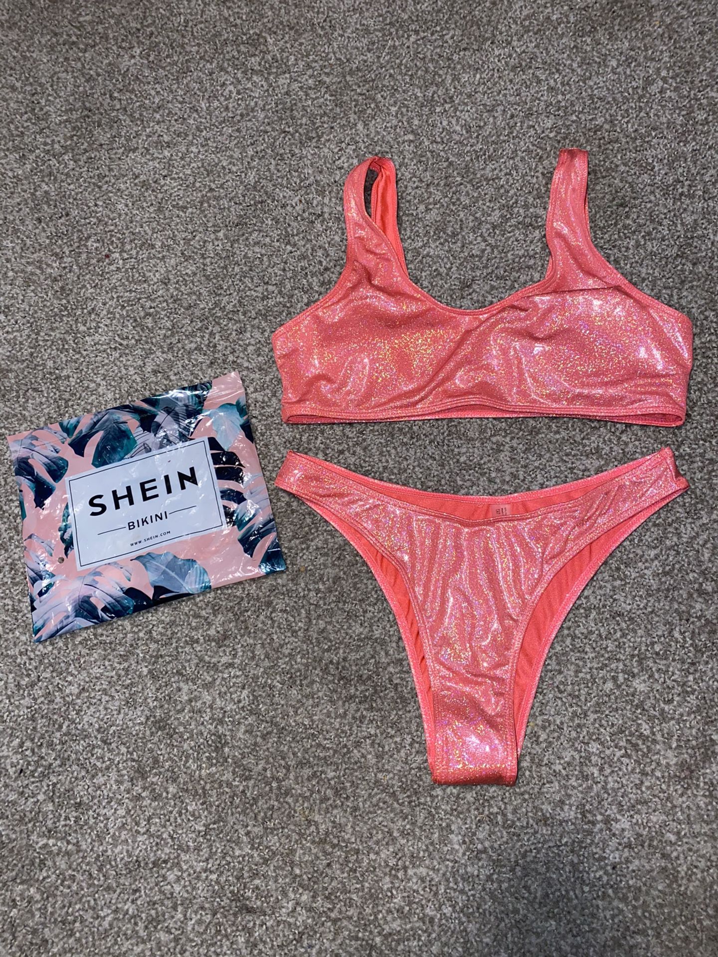 Brand New Shein Coral Bikini