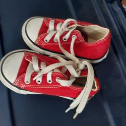 Converse Red Baby Shoes