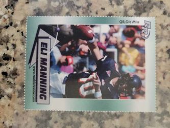 2002 mint rookie review Eli Manning card in plastic