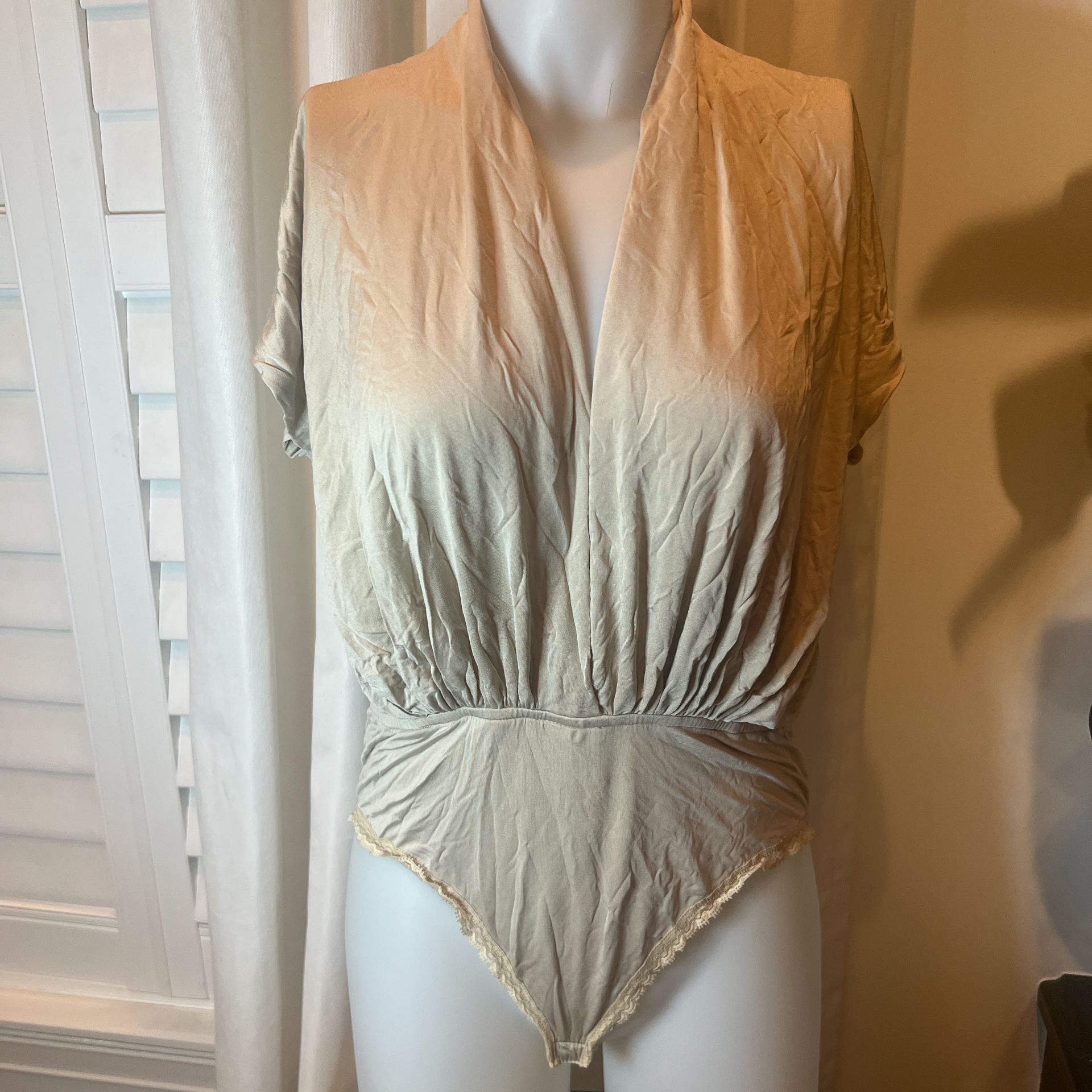 Donna Karan Vintage Silk Bodysuit