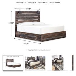 King Storage Bed Frame