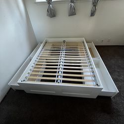Ikea Brimnes Queen Bed Frame