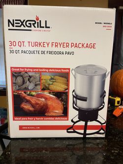 30qt Turkey Fryer NexGrill BRAND NEW NEVER OPENED