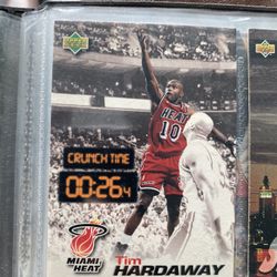 “Rare And Original” Tim Hardaway Upper Deck Crunch Time Card