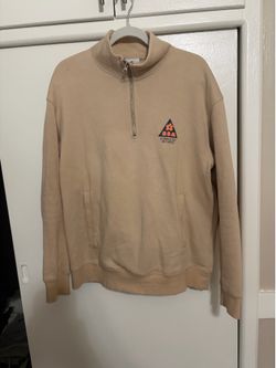 H&M  Fleece 1/4 Zip Sweatshirt w/ Pockets Logo