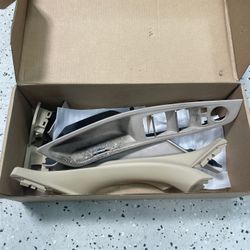 10-16 BMW 5 Series F10 F11 Beige Inner Door Panel Handle Pull Trim Cover