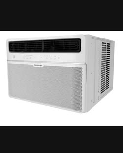 Toshiba 14,500 BTU 115-Volt Smart Wi-Fi Touch Control Window Air Conditioner with Remote for up to 700 sq. ft. in White