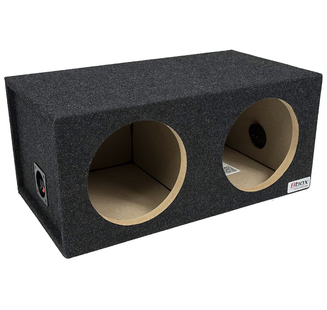 12-Inch Dual Sealed Carpeted Subwoofer Enclosure