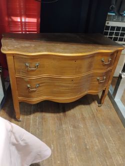 Short antique dresser