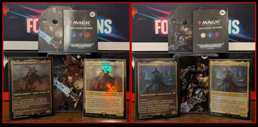 Magic The Gathering - Warhammer Commander Deck Bundle