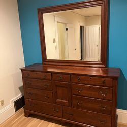 Bob Timberlake Cherry Large 9 Drawer Dresser With Mirror