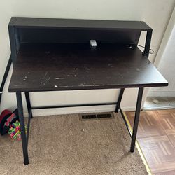 Desk With Charging Port